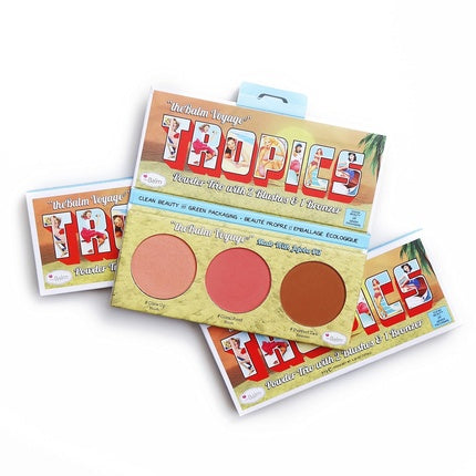 Paletă blush și bronzer, TheBalm, Voyage Tropics, 42g