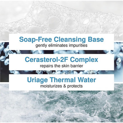 Gel de curatare facial Uriage Xemose Syndet, 406g