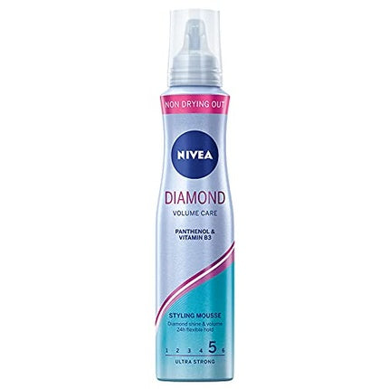 Spumă de păr, Nivea, Diamond Volume Care, 150ml