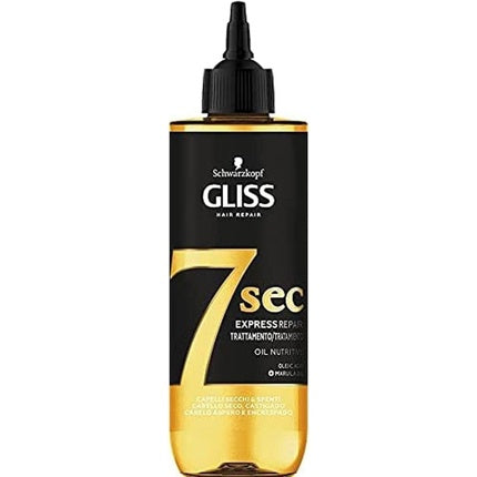 Ulei păr, Schwarzkopf, GLISS 7 Sec, negru, 200ml