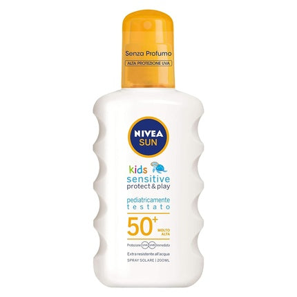 Spray pentru protecție solară copii, Nivea, SPF 50+, 200ml