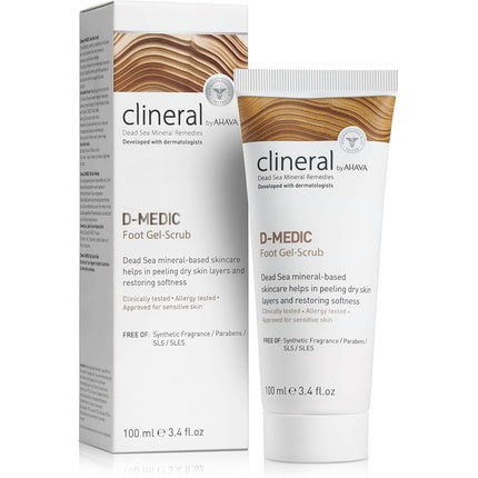 Gel exfoliant picioare, Ahava Clineral, 100ml