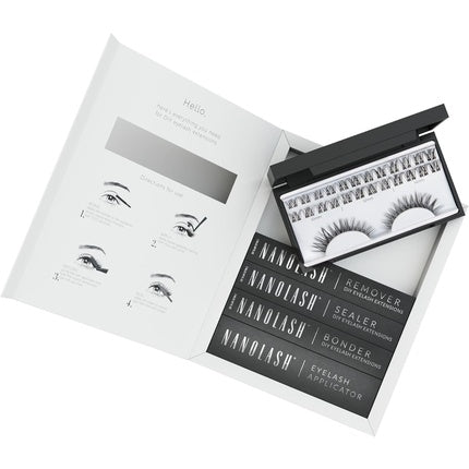 Kit extensii gene false, Nanolash, DIY Eyelash Extensions, 180g