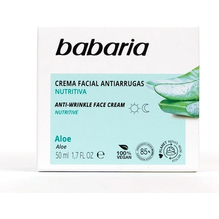 Cremă Față, Babaria, anti-rid, aloe, 50ml