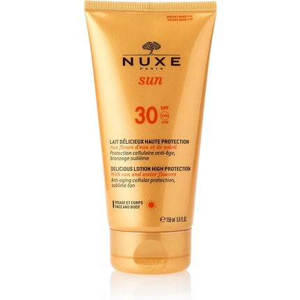 Lotiune protectie solara fata si corp, NUXE Sun Delicious SPF30, 150ml