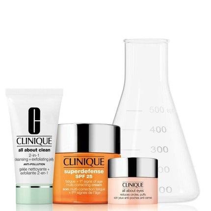 Set Îngrijire Față Clinique, Superdefense SPF25 Portocaliu