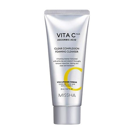 Gel de curățare facială, Missha, Vita C Plus, 120g