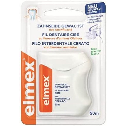 Ață dentară, Elmex, cerată, 50m