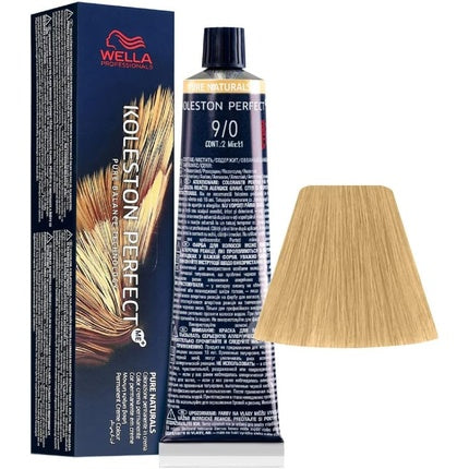 Vopsea de păr, Wella, Koleston Perfect ME+ 9/0, Blond foarte intens clar, 60ml
