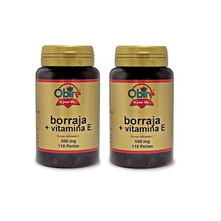 Supliment alimentar Obire, Borage si Vitamina A, 500mg, 220 perle