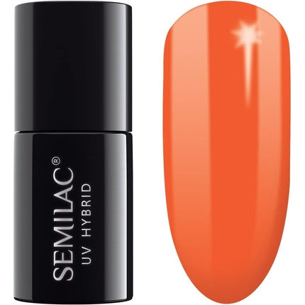 Lac de unghii UV, Semilac, Electric Orange, 7ml