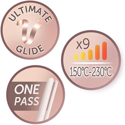 Placă de îndreptat părul Remington PROluxe, OPTIheat, LCD