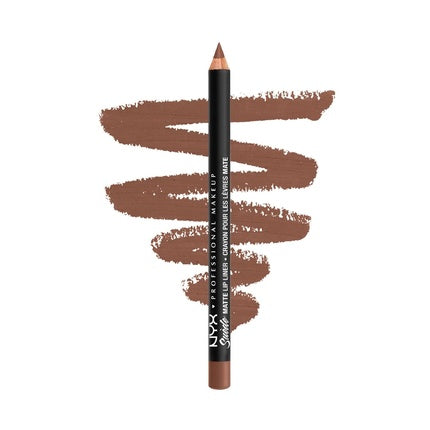 Creion contur buze, NYX, Suede Matte, maro