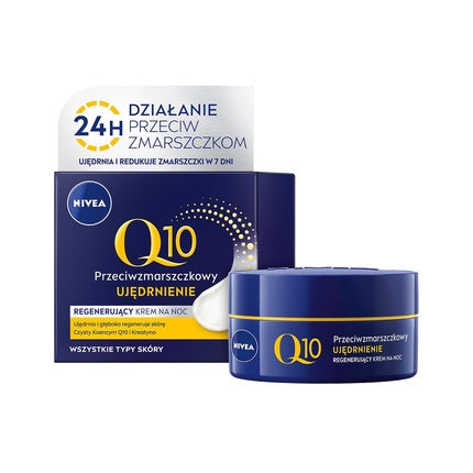 Crema de Noapte Antirid, Nivea, Q10 Power, 50ml