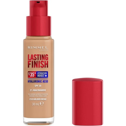 Fond de ten, Rimmel, Lasting Finish 35HR, 210 Golden Beige