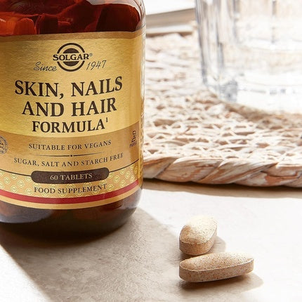 Vitamine Solgar pentru piele, păr și unghii, vegan