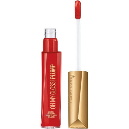 Luciu de buze, Rimmel London, Oh My Gloss! Plump, 500 Saucy, 6.5ml