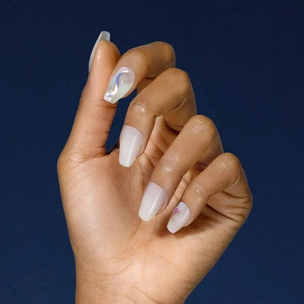 Unghii Artificiale Kiss Gel Fantasy Allure Medium, 28 Bucăți, Multicolor