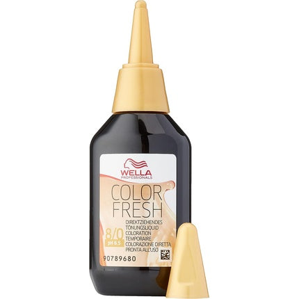 Vopsea de par semi-permanenta, Wella, Colour Fresh, 8/0 Blond Deschis, 75ml