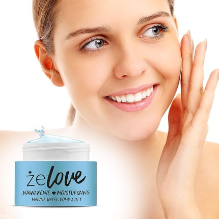 Ser față, Floslek, Marine Hydro Boost Aqua Gel, 50 ml, albastru