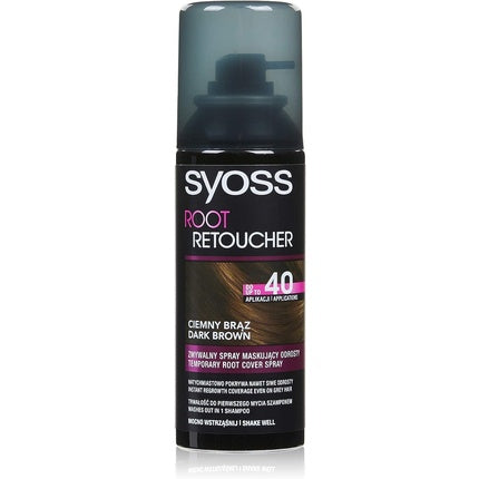 Spray retușare rădăcini, Syoss, Dark Brown, 120ml