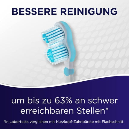 Periuță de dinți, Dr.Best, Polimed Kopf, alb-albastru