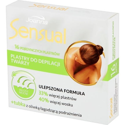 Plasturi depilatori, Joanna, 16 bucati, alb