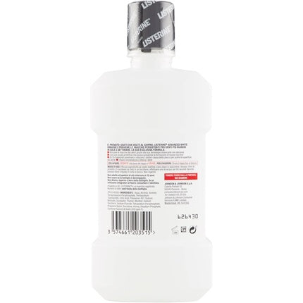Apă de gură, Listerine, Advanced White, 500ml, alb