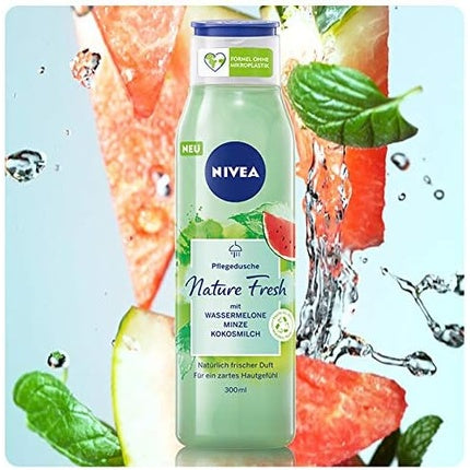 Gel de duș, Nivea, Fresh Blends, pepene verde, 300ml