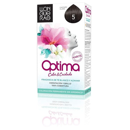 Vopsea de par Llongueras Optima 5 Castaniu Deschis