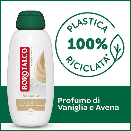 Gel de dus Vittleitaly Borotalco 600ml, vanilie, ovăz