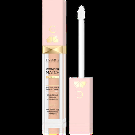 Concealer Eveline Wonder Match, Nude Warm, SPF20