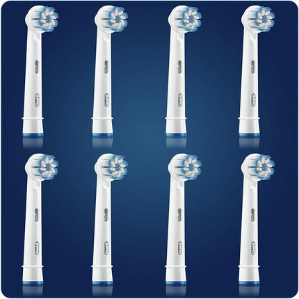 Capete periută electrică, Oral-B, Sensitive Clean, albastre