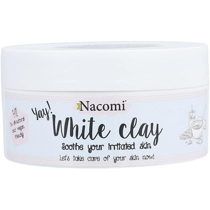 Masca argilă albă, Nacomi, efect calmant, 50g
