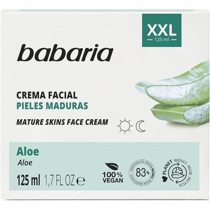 Cremă facială Babaria, Aloe Vera, XXL
