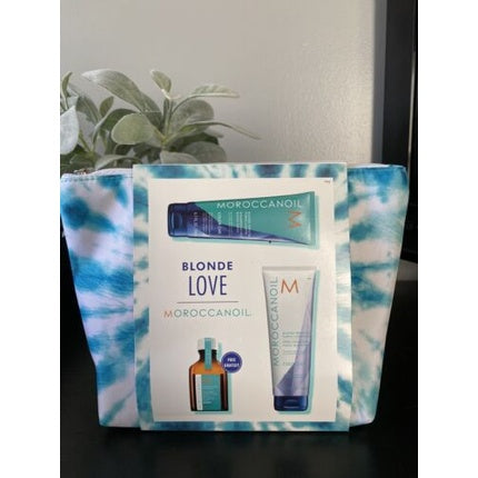 Set Șampon și Balsam, Moroccanoil, Blonde Love, albastru