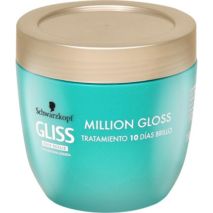 Masca par, Schwarzkopf, Gliss Million Gloss, albastru, 150ml