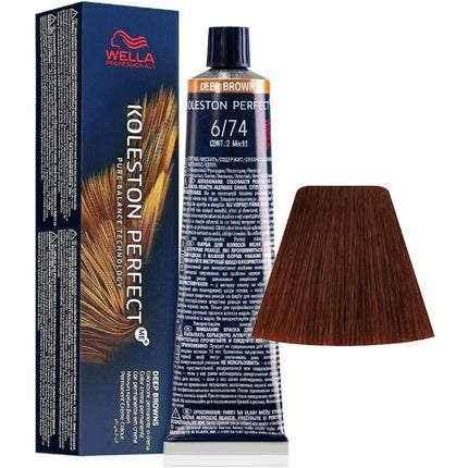 Vopsea de păr, Wella, 6/74, 60ml