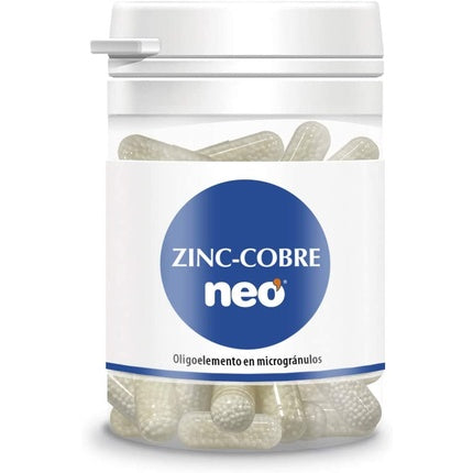 Supliment alimentar Neo, Zinc Cobre, capsule microgranule, albastru