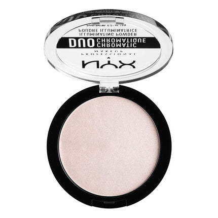 Pudra Iluminatoare, NYX, Duo Chromatic, Alb Roz