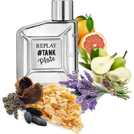Parfum, Replay, Tank Plate For Him, 100ml