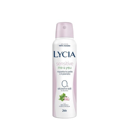 Deodorant spray, Lycia, Sensitive Me & You, 150 ml