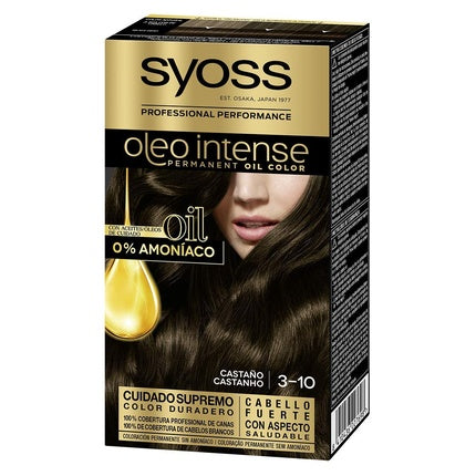 Vopsea permanenta par, Syoss, 3-10 saten chestnut, fara amoniac