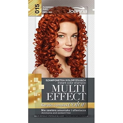 Vopsea de păr, Joanna, Multi Effect Coloring Tint, roșu aprins