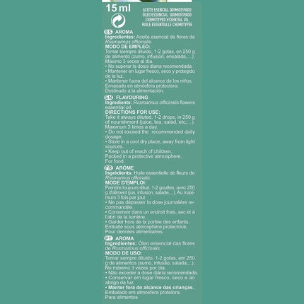 Ulei esențial, Marny's, Rosemary, 15ml