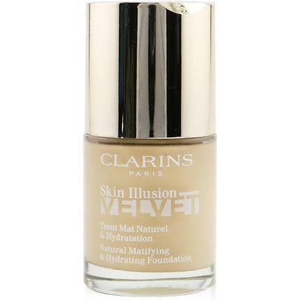 Fond de ten, Clarins, Skin Illusion Velvet, 30ml, Cashew