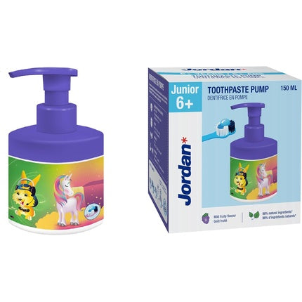 Dispenser pastă de dinți copii, Jordan, 150ml, struguri