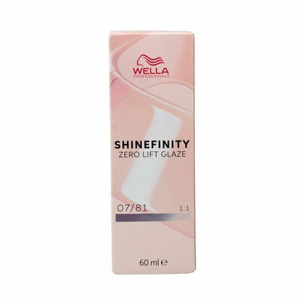 Vopsea de par permanenta, Wella, Shinefinity Nº 07/81, 60ml