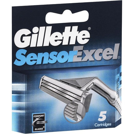 Rezerve pentru aparat de ras, Gillette, Sensor Excel Charger 5 buc