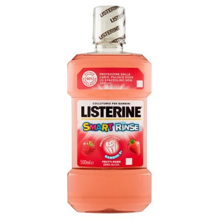 Apă de gură, Listerine, Smart Rinse, căpșuni 500ml